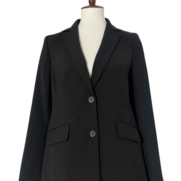NWT Talbots Women's Black Easy Travel Double Breasted Blazer Jacket Size 2 - Picture 8 of 12